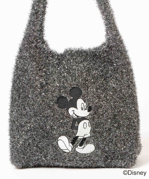 Disney（ディズニー）の「【MICKEY(ミッキー)】ラメトート（トートバッグ・レディース・ブラック/ベージュ・FREE）」の7枚目の写真