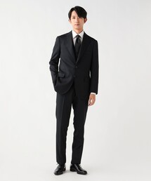 BEAMS HEART | 【4/23値下げ】130's ブラック 3ボタン 3ピーススーツ(セットアイテム)(スーツセット)