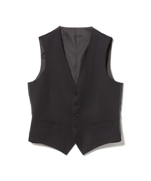 BEAMS HEART(ビームスハート)の「【4/23値下げ】130's ブラック 3ボタン 3ピーススーツ(セットアイテム)(スーツセット・メンズ・ブラック・X-LARGE/LARGE/MEDIUM/SMALL/XX-LARGE)」の5枚目の写真