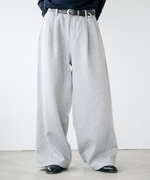 Adoon plain | 2-Tuck Wide Curve Sweat Pants / 2タックワイドカーブスウェットパンツ(その他パンツ)