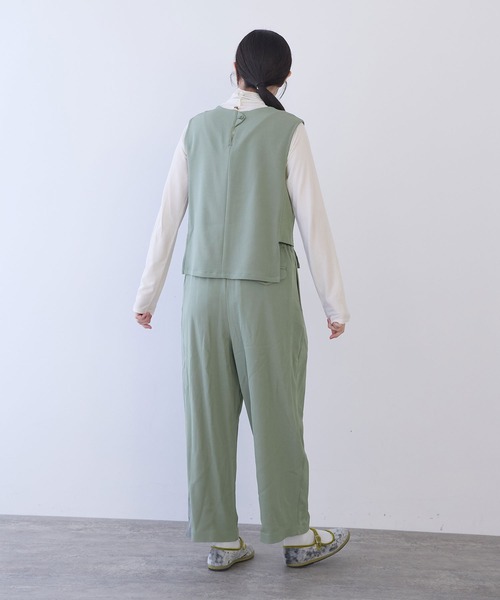 yuni(ユニ )の「レーヨンウール ベスト(ベスト・レディース・ネイビー/カーキ・FREE)」の9枚目の写真