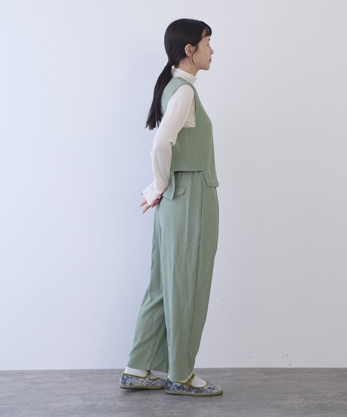 yuni(ユニ )の「レーヨンウール ベスト(ベスト・レディース・ネイビー/カーキ・FREE)」の8枚目の写真