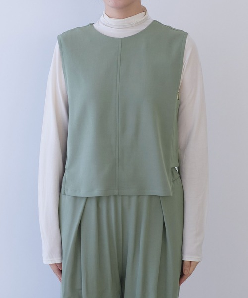 yuni(ユニ )の「レーヨンウール ベスト(ベスト・レディース・ネイビー/カーキ・FREE)」の17枚目の写真