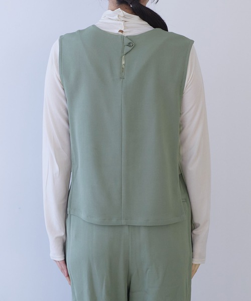 yuni(ユニ )の「レーヨンウール ベスト(ベスト・レディース・ネイビー/カーキ・FREE)」の19枚目の写真