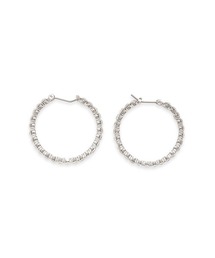 SNIDEL | パヴェフープバリエピアス(SLV)(ピアス(両耳用))