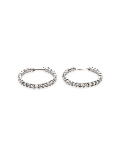 SNIDEL（スナイデル）の「パヴェフープバリエピアス(SLV)（ピアス（両耳用）・レディース・A/B/C・F）」の4枚目の写真