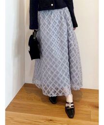 LILY BROWN | クロスチュールボリュームスカート(スカート)