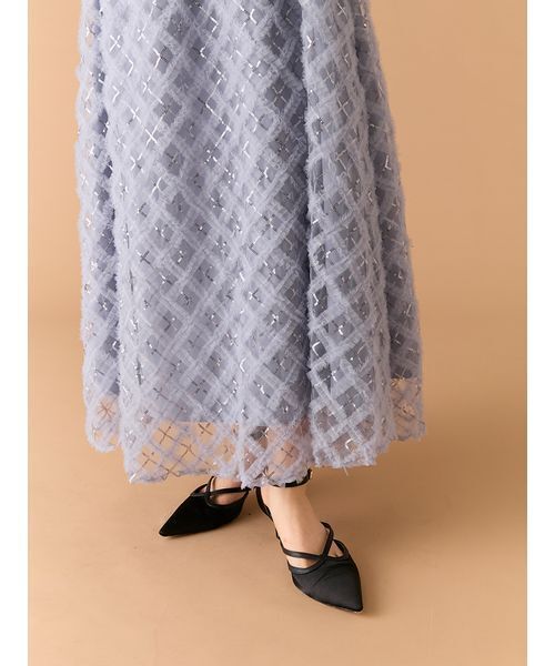 LILY BROWN(リリーブラウン)の「クロスチュールボリュームスカート(スカート・レディース・チェック/ブルー/アイボリー・0/1)」の13枚目の写真