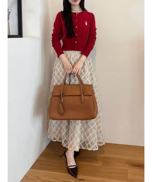 LILY BROWN(リリーブラウン)の「クロスチュールボリュームスカート(スカート・レディース・チェック/ブルー/アイボリー・0/1)」の17枚目の写真