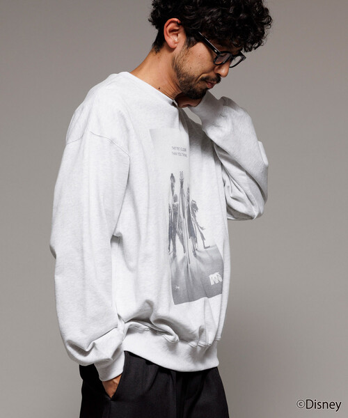 Firsthand（ファーストハンド）の「Firsthand/ファーストハンド ［The Muppets / ザ・マペッツ］ MAPPETS HERO CREWNECK SWEAT / フロントプリント クルーネックスウェット（スウェット・メンズ・グレー/ブラック・L/M）」の4枚目の写真