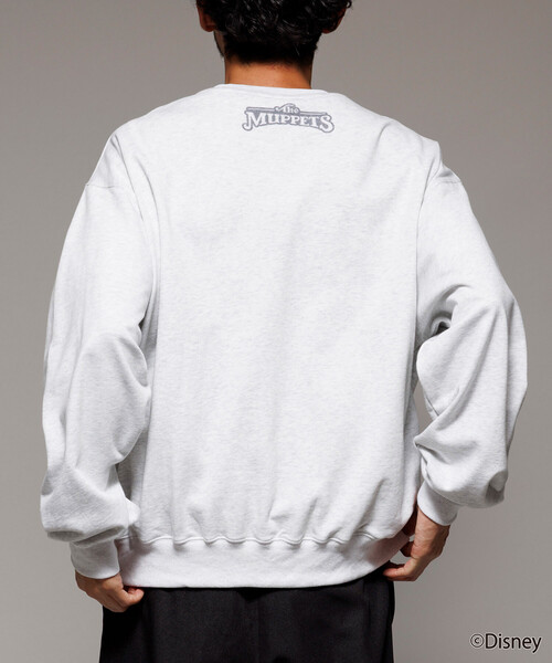 Firsthand（ファーストハンド）の「Firsthand/ファーストハンド ［The Muppets / ザ・マペッツ］ MAPPETS HERO CREWNECK SWEAT / フロントプリント クルーネックスウェット（スウェット・メンズ・グレー/ブラック・L/M）」の13枚目の写真