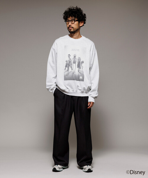 Firsthand（ファーストハンド）の「Firsthand/ファーストハンド ［The Muppets / ザ・マペッツ］ MAPPETS HERO CREWNECK SWEAT / フロントプリント クルーネックスウェット（スウェット・メンズ・グレー/ブラック・L/M）」の14枚目の写真