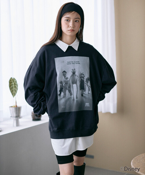 Firsthand（ファーストハンド）の「Firsthand/ファーストハンド ［The Muppets / ザ・マペッツ］ MAPPETS HERO CREWNECK SWEAT / フロントプリント クルーネックスウェット（スウェット・メンズ・グレー/ブラック・L/M）」の16枚目の写真
