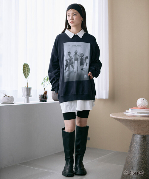 Firsthand（ファーストハンド）の「Firsthand/ファーストハンド ［The Muppets / ザ・マペッツ］ MAPPETS HERO CREWNECK SWEAT / フロントプリント クルーネックスウェット（スウェット・メンズ・グレー/ブラック・L/M）」の22枚目の写真