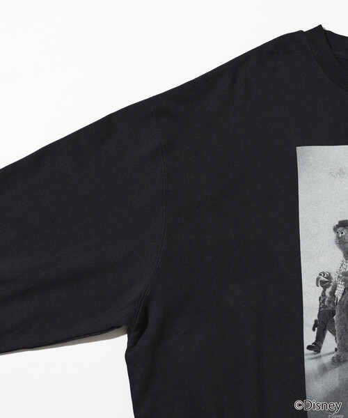 Firsthand（ファーストハンド）の「Firsthand/ファーストハンド ［The Muppets / ザ・マペッツ］ MAPPETS HERO CREWNECK SWEAT / フロントプリント クルーネックスウェット（スウェット・メンズ・グレー/ブラック・L/M）」の9枚目の写真