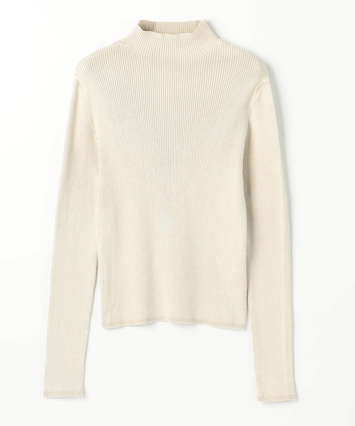 NICOLE CLUB（ニコル　クラブ）の「ハイネックリブニット（Tシャツ/カットソー・レディース・オフホワイト/チャコール・FREE）」の11枚目の写真