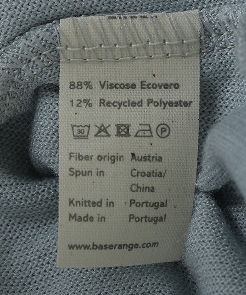 BASERANGE（ベースレンジ）の「BASERANGE / ベースレンジ：【レディース】OMO LONG SLEEVE TEE：TTOL-VE-WI25[ANN]（Tシャツ/カットソー・レディース・グレー系その他・S）」の4枚目の写真