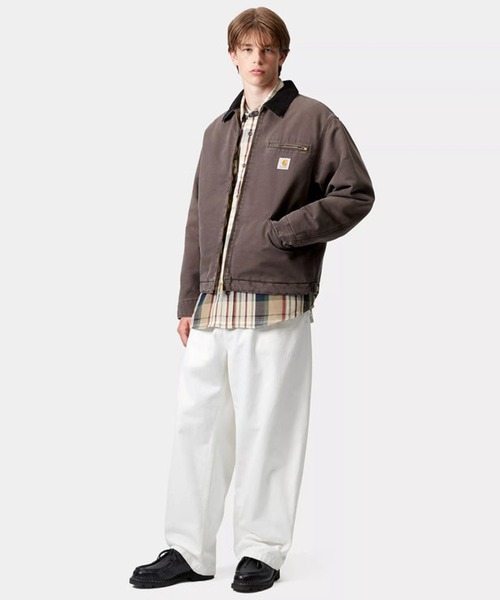 Carhartt WIP(カーハートダブリューアイピー)の「Carhartt WIP/カーハートダブリューアイピー OG DETROIT JACKET ジャケット I035614(その他アウター・メンズ・ブラウン/ダークブラウン/ダークネイビー/ブラック/オリーブ/グレー・S/M/L/XS/XL/2XL)」の21枚目の写真