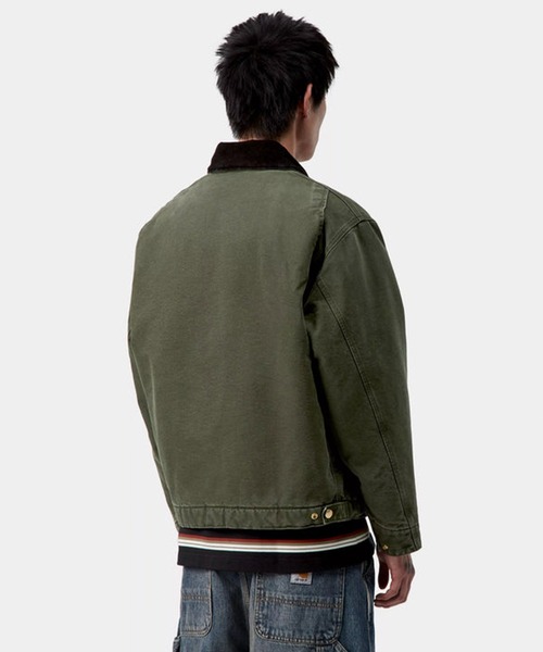 Carhartt WIP DETROIT JACKET オリーブ L カーハート Carhartt WIP カーハートダブリューアイピー アウター メンズ