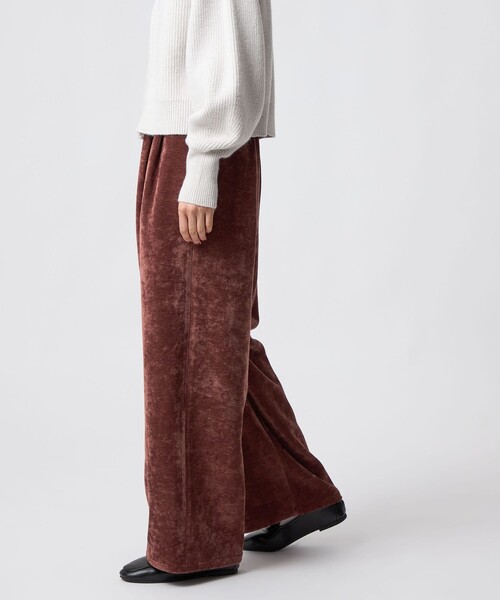 CITEN(シテン)の「<CITEN>コーデュロイタックイージーパンツ(その他パンツ・レディース・ダークブラウン/ダークグレー・S/M)」の3枚目の写真