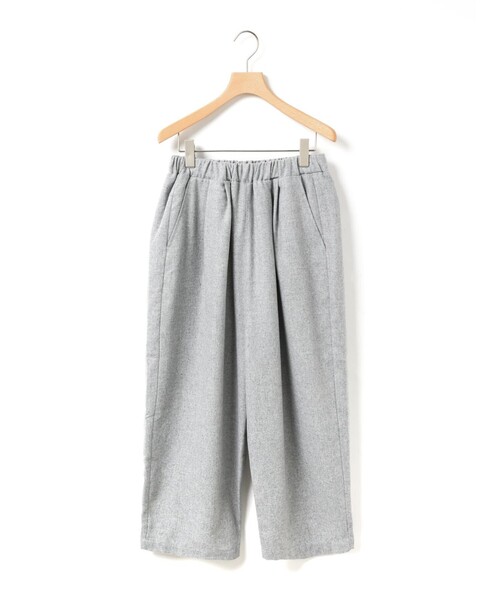 MidiUmi（ミディウミ）の「MidiUmi ウールワイドイージーパンツ（その他パンツ・レディース・チャコールグレー/ライトグレー/ブラック・FREE）」の4枚目の写真