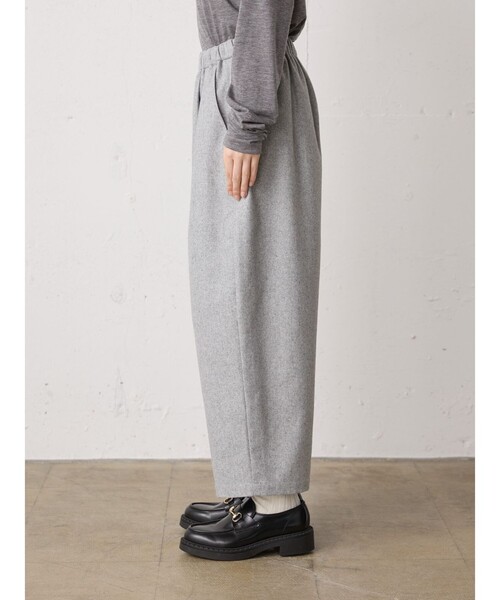 MidiUmi（ミディウミ）の「MidiUmi ウールワイドイージーパンツ（その他パンツ・レディース・チャコールグレー/ライトグレー/ブラック・FREE）」の13枚目の写真