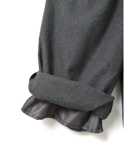 MidiUmi（ミディウミ）の「MidiUmi ウールワイドイージーパンツ（その他パンツ・レディース・チャコールグレー/ライトグレー/ブラック・FREE）」の21枚目の写真