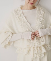 Libra Cue | シアー切り替えカットソー(Tシャツ/カットソー)