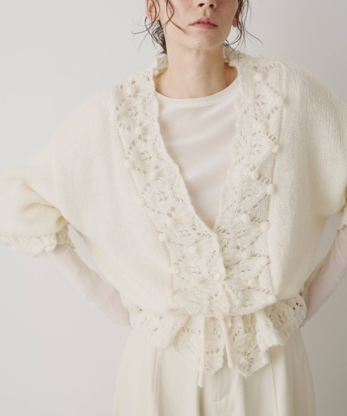 Libra Cue（リブラ キュー）の「シアー切り替えカットソー（Tシャツ/カットソー・レディース・ブラック/チャコールグレー/オフホワイト・FREE）」の6枚目の写真