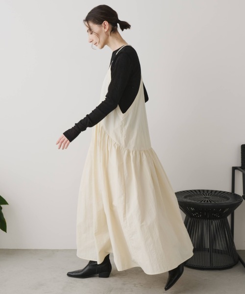 Libra Cue（リブラ キュー）の「シアー切り替えカットソー（Tシャツ/カットソー・レディース・ブラック/チャコールグレー/オフホワイト・FREE）」の18枚目の写真