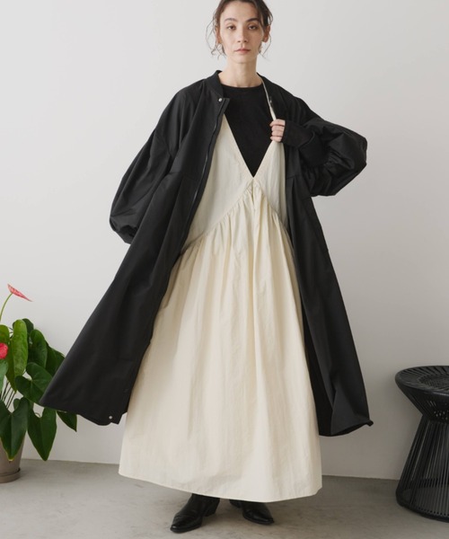 Libra Cue（リブラ キュー）の「シアー切り替えカットソー（Tシャツ/カットソー・レディース・ブラック/チャコールグレー/オフホワイト・FREE）」の20枚目の写真