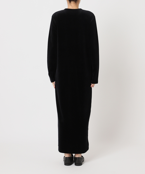 12/8月曜までに売れないと削除！コットンベロアスナップロングワンピース 完売品 コットンベロアスナップロングワンピース（ワンピース）｜OUTDOOR