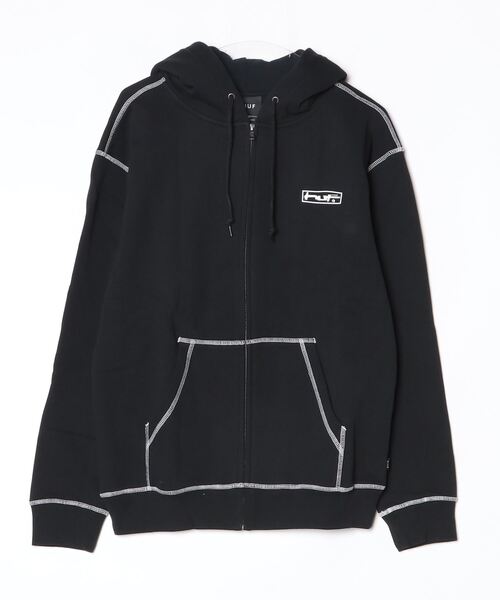 HUF(ハフ)の「HUF STRETCH F/Z HOODIE ハフ ストレッチフルジップ パーカー(パーカー・メンズ・ホワイト系1/ブラック・SMALL/MEDIUM/LARGE/X-LARGE/XX-LARGE)」の13枚目の写真