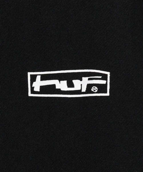 HUF(ハフ)の「HUF STRETCH F/Z HOODIE ハフ ストレッチフルジップ パーカー(パーカー・メンズ・ホワイト系1/ブラック・SMALL/MEDIUM/LARGE/X-LARGE/XX-LARGE)」の8枚目の写真