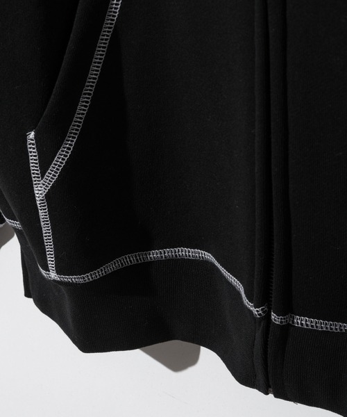 HUF(ハフ)の「HUF STRETCH F/Z HOODIE ハフ ストレッチフルジップ パーカー(パーカー・メンズ・ホワイト系1/ブラック・SMALL/MEDIUM/LARGE/X-LARGE/XX-LARGE)」の12枚目の写真