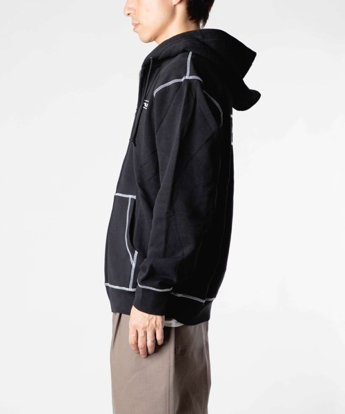 HUF(ハフ)の「HUF STRETCH F/Z HOODIE ハフ ストレッチフルジップ パーカー(パーカー・メンズ・ホワイト系1/ブラック・SMALL/MEDIUM/LARGE/X-LARGE/XX-LARGE)」の17枚目の写真