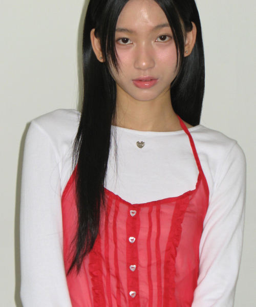 RONRON（ロンロン）の「KNOT RIBBON SLIT LONG SLEEVE WHITE（Tシャツ/カットソー・レディース・その他・FREE）」の2枚目の写真
