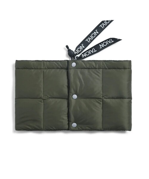 TAION（タイオン）の「【TAION/タイオン】ベーシック ダウンネックウォーマー（ネックウォーマー/スヌード・メンズ・サックスブルー/チャコールグレー/ライトグレー/イエロー/ネイビー/ベージュ/オリーブ/ブラック・FREE）」の6枚目の写真