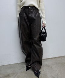 mline | [mline]レザーカーブパンツ(その他パンツ)