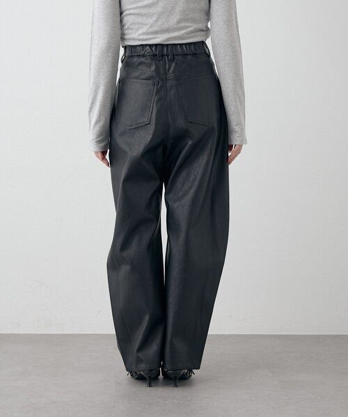 mline（エムライン）の「[mline]レザーカーブパンツ（その他パンツ・レディース・ブラック/ブラウン・1/2）」の18枚目の写真