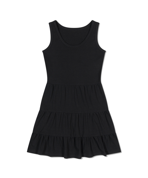 MOAA（モア）の「Layered Tank Dress (BLACK)（ワンピース・レディース・その他・SMALL/MEDIUM）」の2枚目の写真