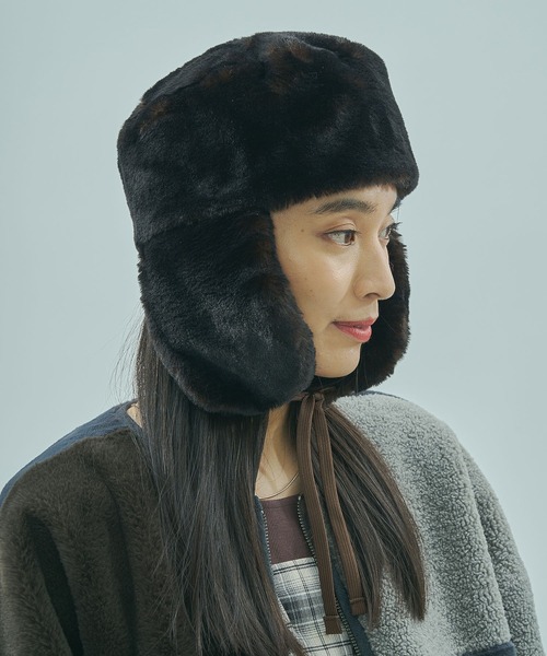 Odds（オッズ）の「(odds)USHANKA（キャップ・レディース・ブラウン/ブラック・ONE SIZE）」の15枚目の写真