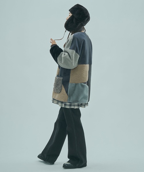 Odds（オッズ）の「(odds)USHANKA（キャップ・レディース・ブラウン/ブラック・ONE SIZE）」の5枚目の写真