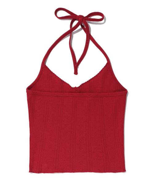 YOUHEE(ユヒ)の「EYELET SLEEVELESS RED(Tシャツ/カットソー・レディース・その他・FREE)」の18枚目の写真