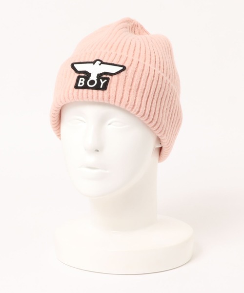 BOY LONDON(ボーイロンドン)の「【BOY LONDON】BOY EAGLE BEANIE(ニットキャップ/ビーニー・メンズ・ピンク・FREE)」の5枚目の写真