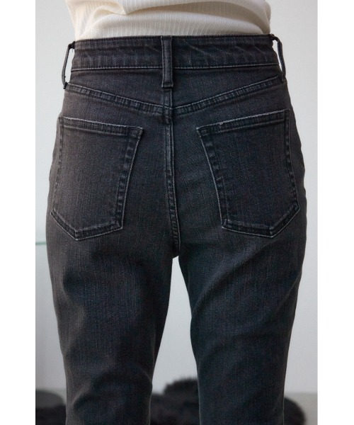 AZUL by moussy(アズールバイマウジー)の「【WEB限定】AZUL DENIM センターステッチスリットフレアデニム(デニムパンツ・レディース・ライトブラック/ブルー/ワンウォッシュ・LARGE/SMALL/MEDIUM)」の8枚目の写真
