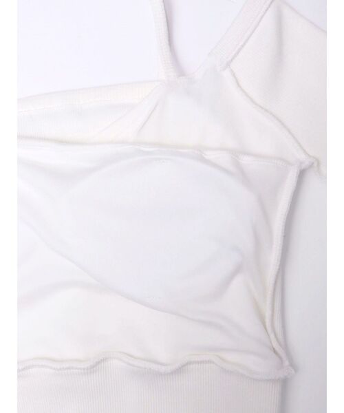 GYDA(ジェイダ)の「カシュクールデザインオフショルトップス(Tシャツ/カットソー・レディース・オフホワイト/オレンジ/ブラック・FREE)」の5枚目の写真