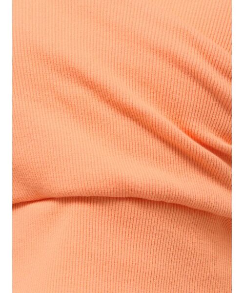 GYDA(ジェイダ)の「カシュクールデザインオフショルトップス(Tシャツ/カットソー・レディース・オフホワイト/オレンジ/ブラック・FREE)」の8枚目の写真