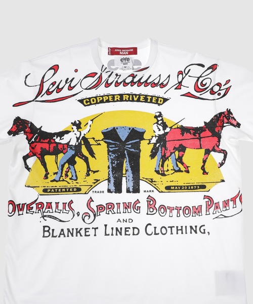 eYe JUNYA WATANABE MAN(アイジュンヤワタナベマン)の「『Levi's』 W-NAME LOGO PRINT TEE(Tシャツ/カットソー・メンズ・ホワイト系その他・S/M/L/XL)」の4枚目の写真