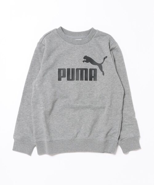 PUMA(プーマ)の「《PUMA》ESS NO.1 ロゴ クルースウェット(スウェット・キッズ・グレー/ブラック・150/140/130/160)」の2枚目の写真